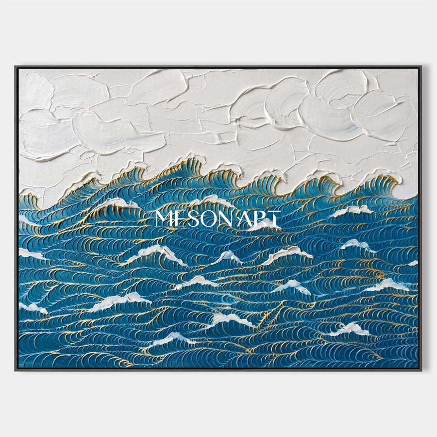 Azure Tides In Gold #UK052
