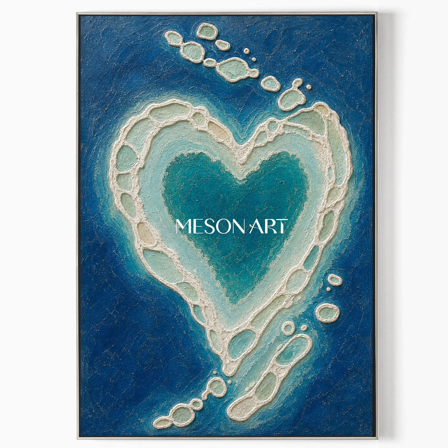 Turquoise Lagoon Heart #CSQ121