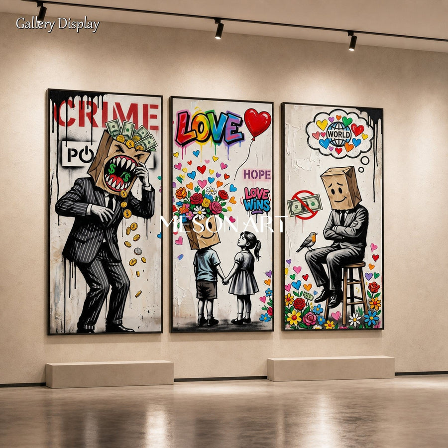 Urban Love Triptych #GA269