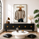 “Quiet Wrangler” – Modern Western Cowboy Portrait Oil Painting