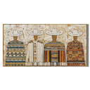 “Tribal Rangers” – Southwestern Cowboy Impasto Oil Painting