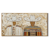 “Southwest Riders” – Textured Western Cowboy Oil Painting