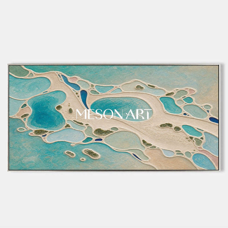 Turquoise Lagoon Map #CSQ139