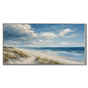 "Breezy Shoreline" – Impressionist Coastal Beach Landscape Painting