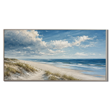 "Breezy Shoreline" – Impressionist Coastal Beach Landscape Painting