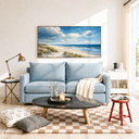 "Breezy Shoreline" – Impressionist Coastal Beach Landscape Painting