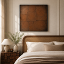 "Terranean Form" – Wabi-Sabi Earth Tone Textured Abstract Acrylic Painting