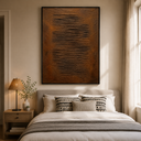 "Traces of Time" – Wabi-Sabi Earth Tone Heavy Textured Abstract Oil Painting