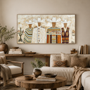 “Desert Kinship” – Southwestern Cowboy Impasto Oil Painting