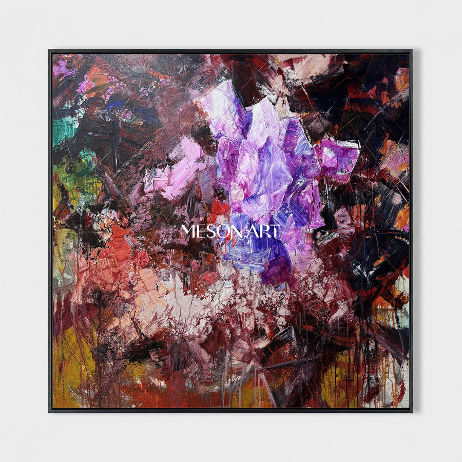 Purple Crystal Art #ON042