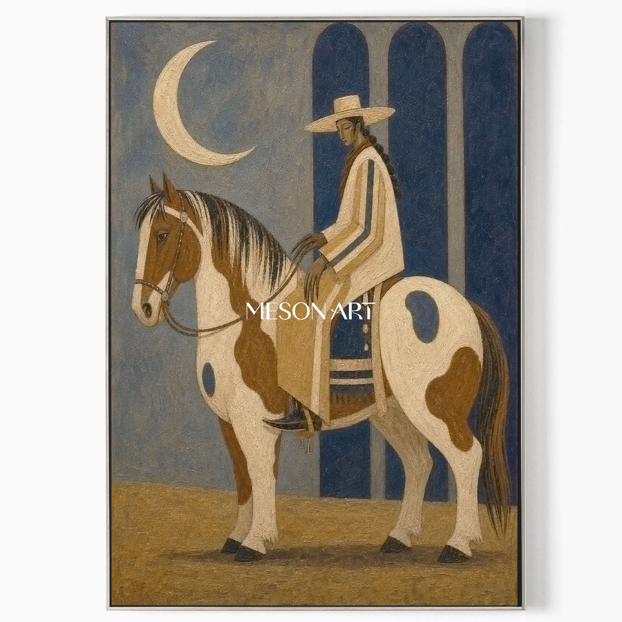 Moonlit Cowboy Journey #CSQ184