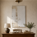 "Aged Plaster" – Wabi Sabi Earth Tone Textured Abstract Painting