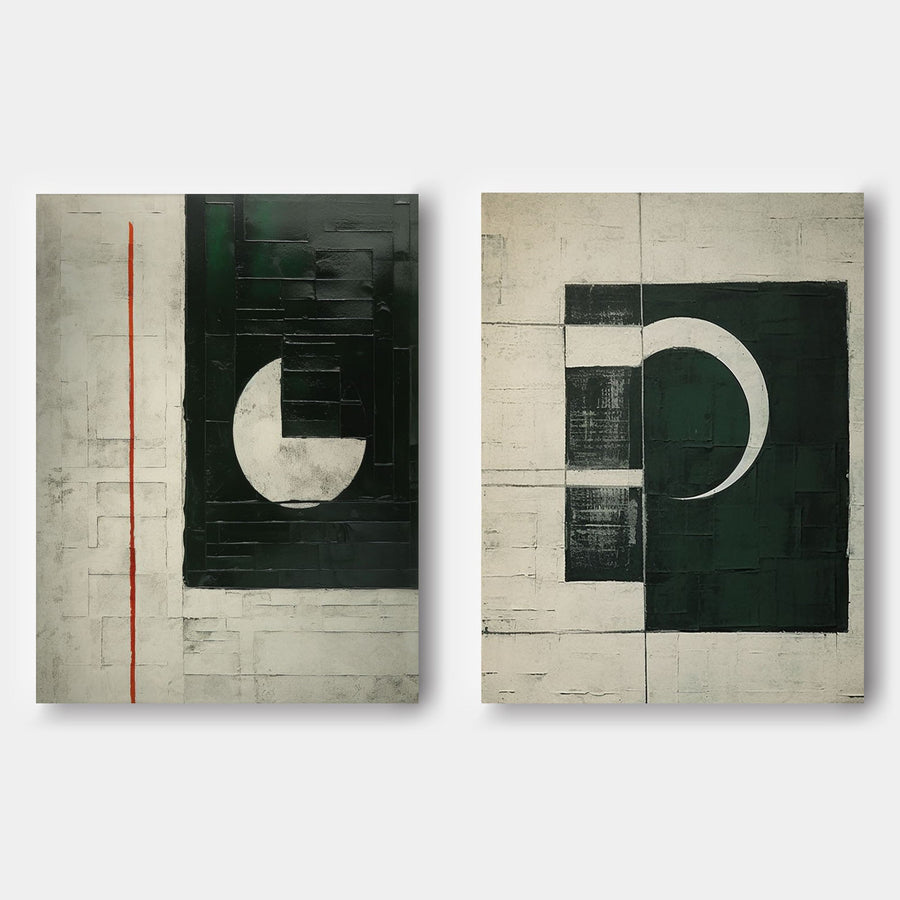 Abstract Painting Set Of 2 #SP155