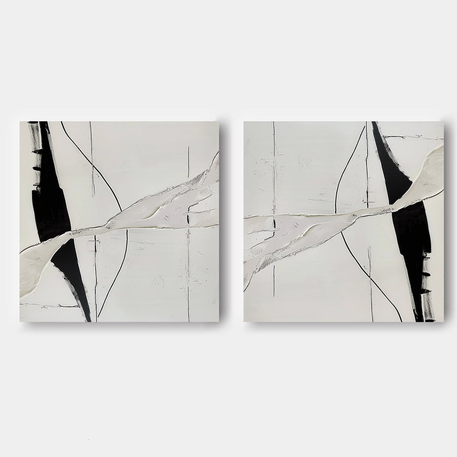 Abstract Painting Set Of 2 #SP163