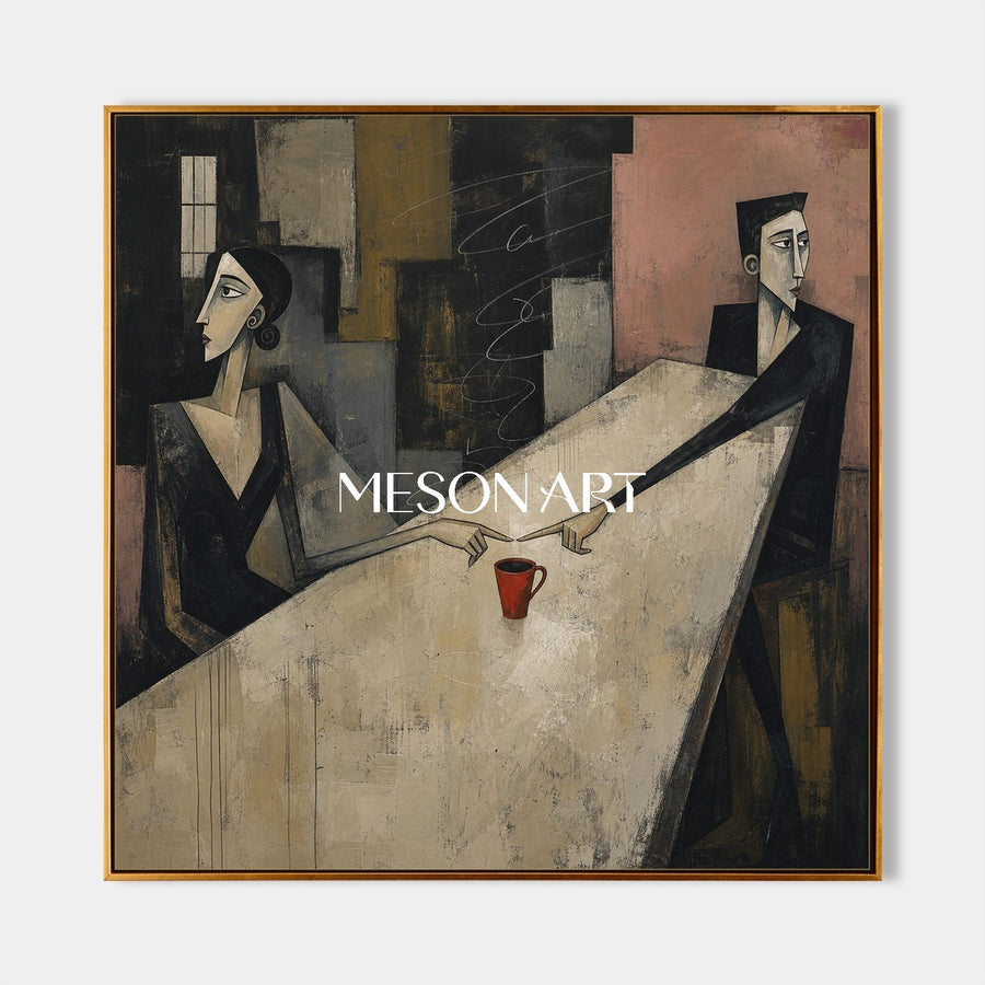 Silent Cubist Dialogue #AQ042