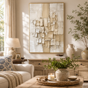 "Quiet Architecture" – Wabi Sabi Neutral Textured Abstract Painting