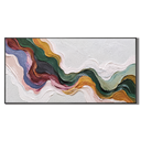 “Velvet Current” – Textured Organic Abstract Oil Painting