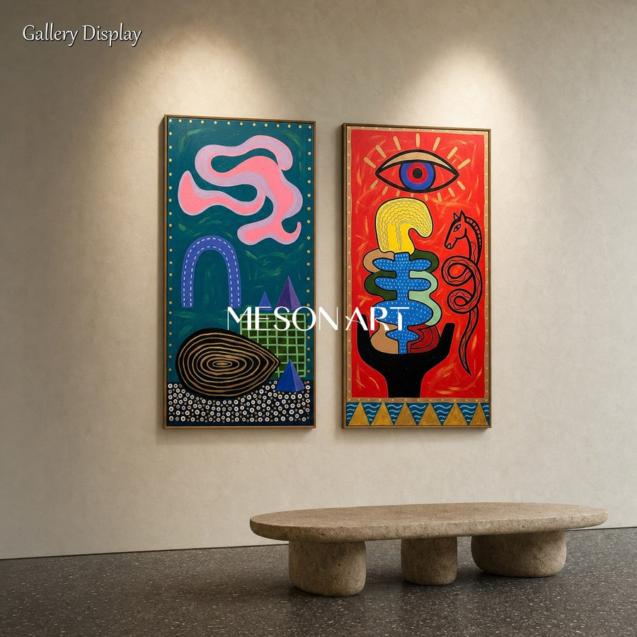 Mystic Vision Diptych #SA117