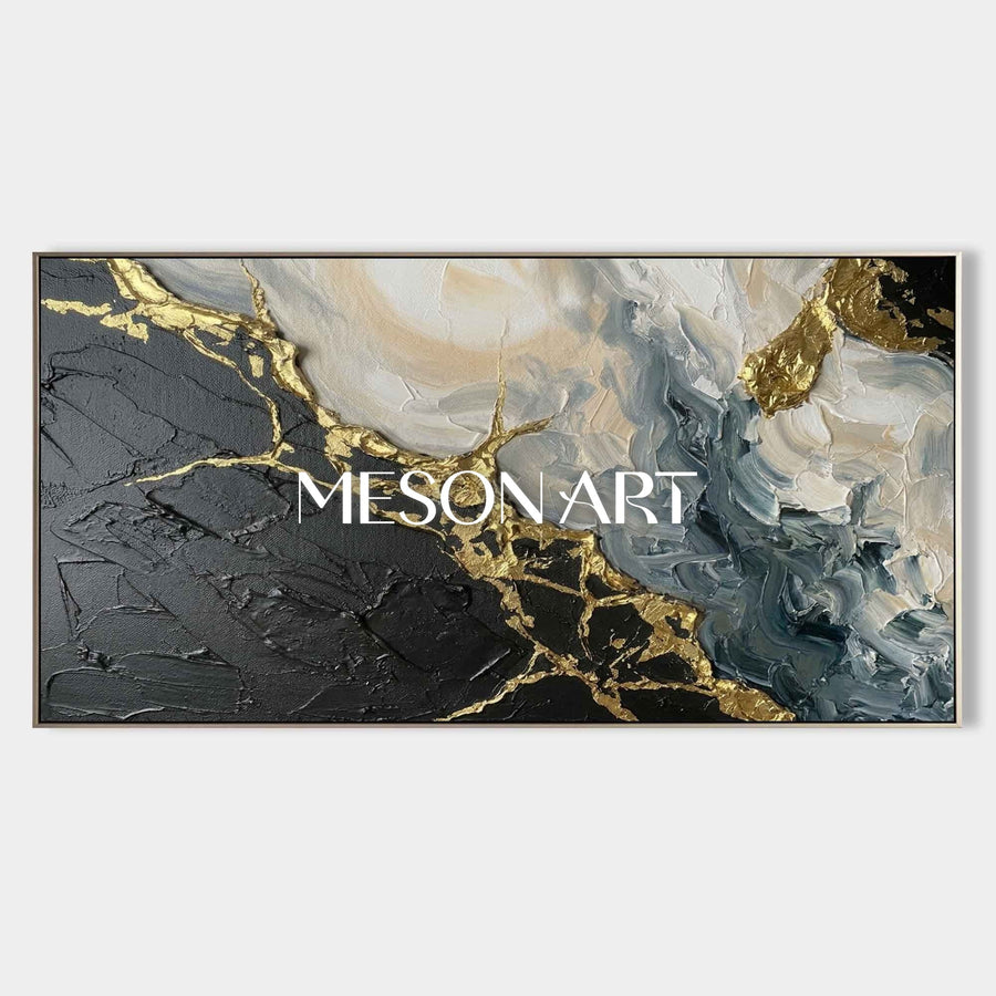 Gilded Tides Abstract #LLC062