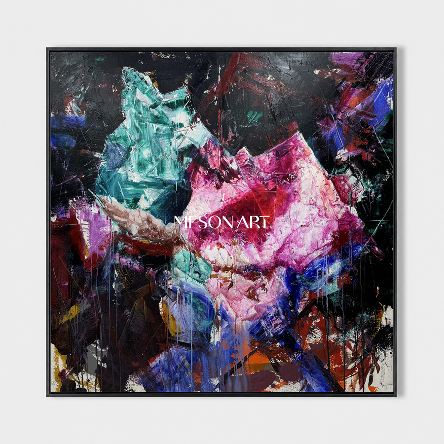 Teal Magenta Crystal #ON043