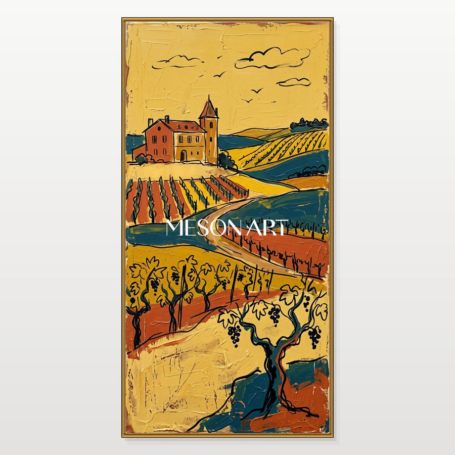 Golden Vineyard Panorama #PKA018
