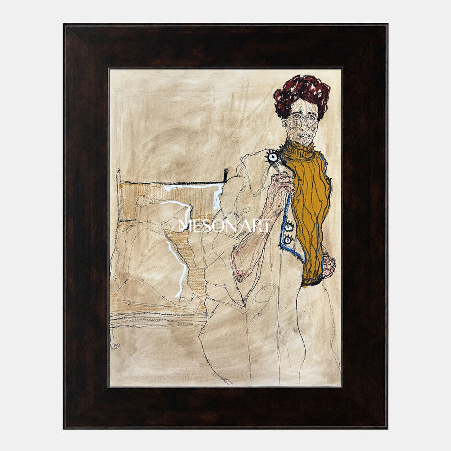 Gilded Line Portrait #ON027
