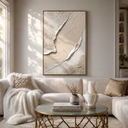 "Stonewashed Drift" – Wabi Sabi Neutral Textured Abstract Painting
