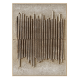 "Sandstone Resonance" – Wabi-Sabi Earth Tone Textured Acrylic Abstract Painting