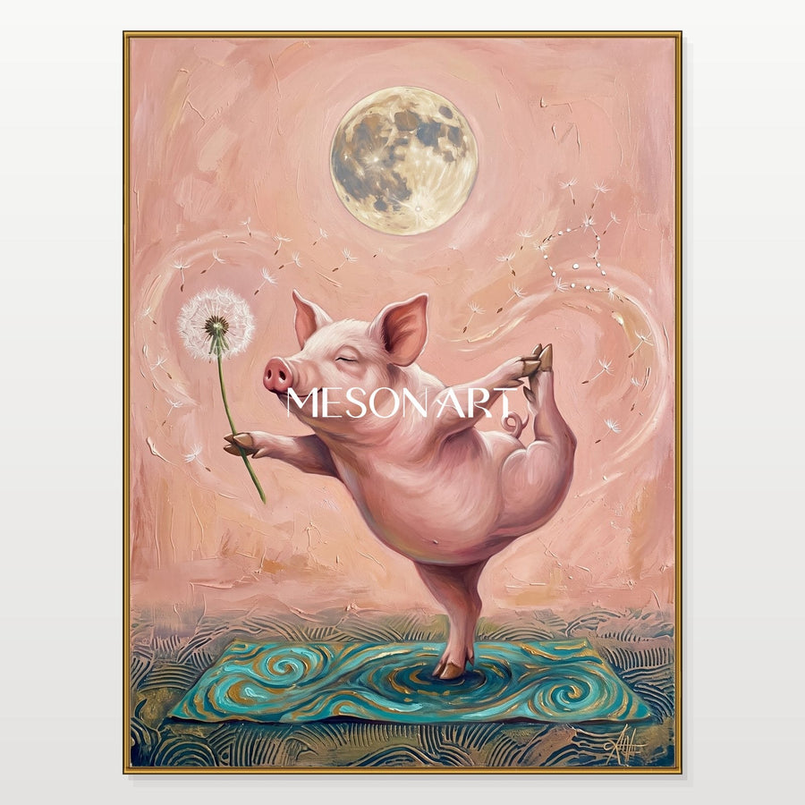 Yoga Pig #SA140
