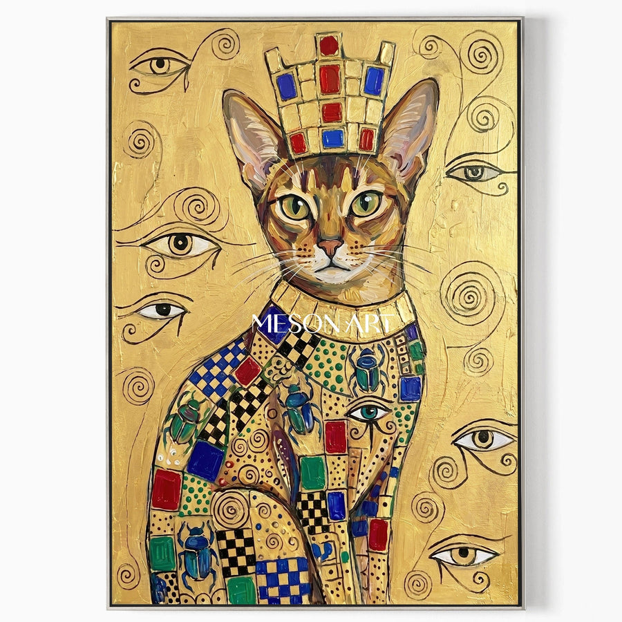 Golden Feline Pharaoh #CSQ188