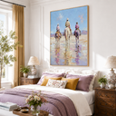 "Wild Companions" – Textured Impasto Western Cowboy Oil Painting