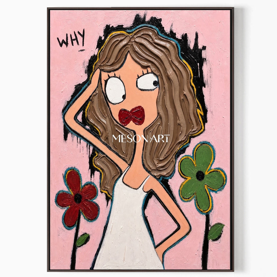 Whimsical Floral Gaze #CSQ228