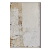 "Aged Plaster" – Wabi Sabi Earth Tone Textured Abstract Painting