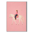 "Lone Star Serenade" – Feminine Western Impasto Cowgirl Painting