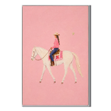 "Lone Star Serenade" – Feminine Western Impasto Cowgirl Painting