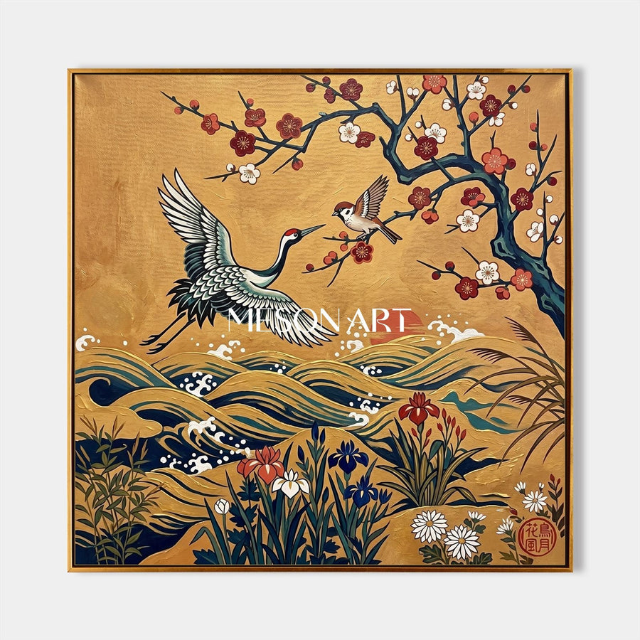 Golden Crane Serenity #UK050