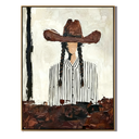 “Silent Cowgirl” – Modern Western Portrait Oil Painting