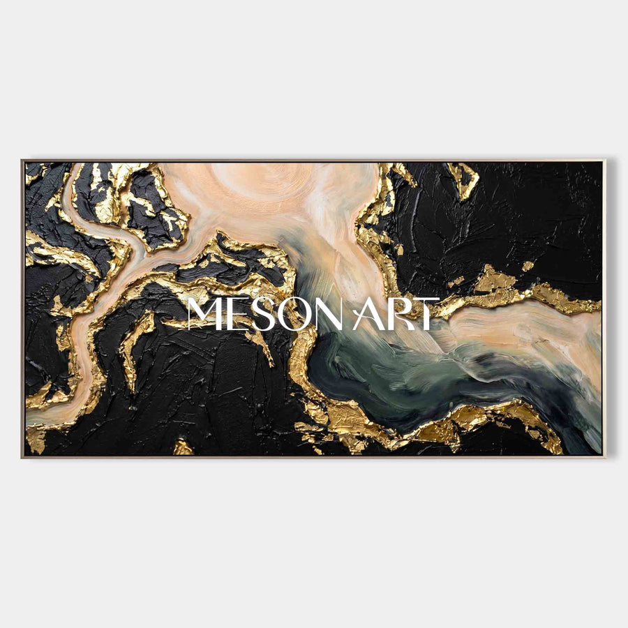 Gilded Tides Abstract #LLC066