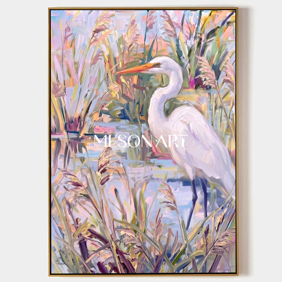 Egret In The Reeds #WJ009
