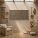 "Echoes of Earth" – Wabi-Sabi Neutral Textured Canvas