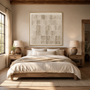 "Textured Archives" – Wabi Sabi White Relief Abstract Painting
