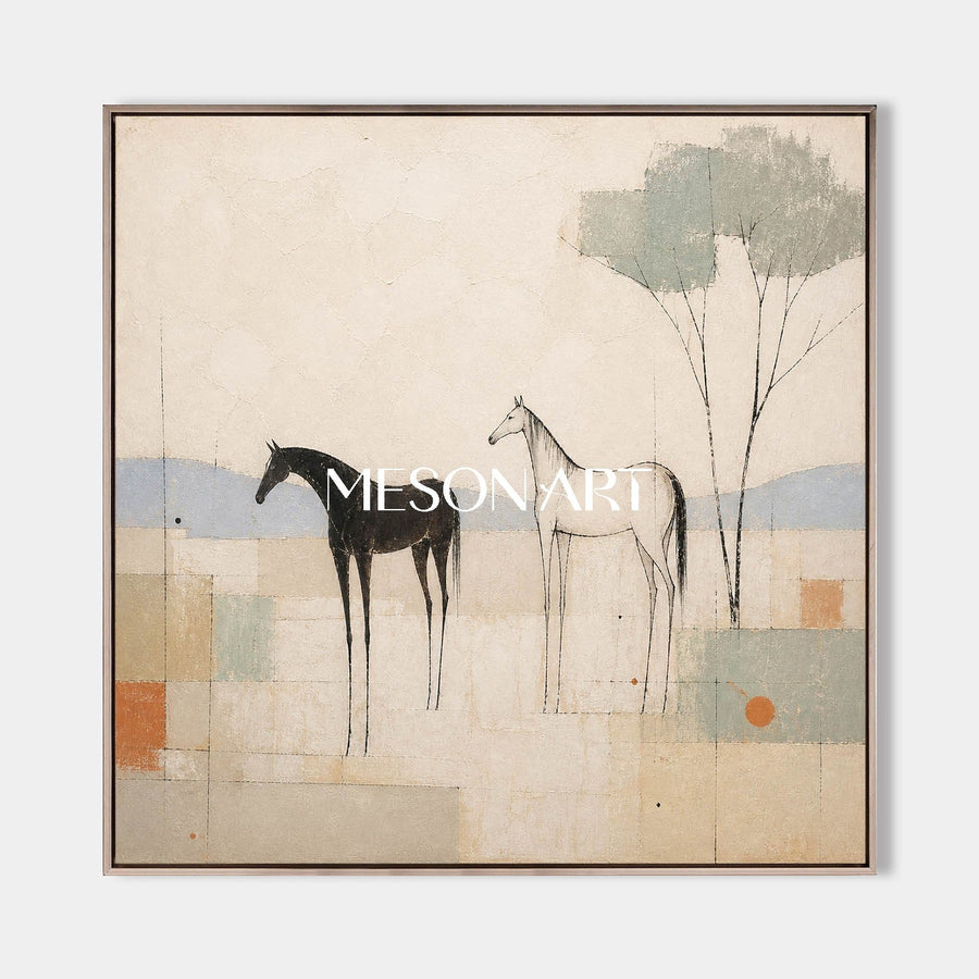Equine Silence in Beige #MA309