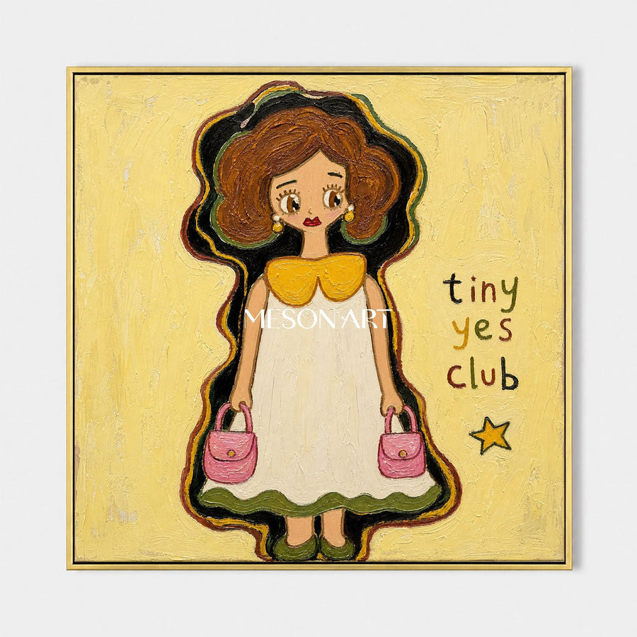 Whimsical Yellow Charm #CSQ219