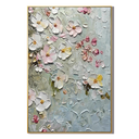 "Spring's Awakening" – Contemporary Textured Floral Blossom Palette Knife Oil Painting