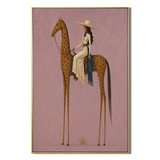 "Golden Mirage" – Surreal Leopard Steed & Elegant Equestrian Painting