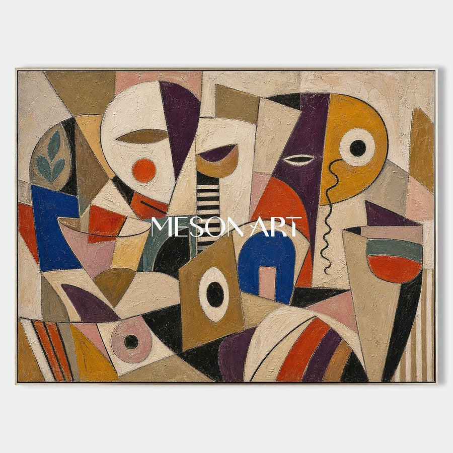 Echoes of Cubist Faces #CSQ076