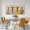 “The Gilded Ranchmen” – Western Cowboy Suit Impasto Oil Painting