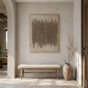 "Sandstone Resonance" – Wabi-Sabi Earth Tone Textured Acrylic Abstract Painting