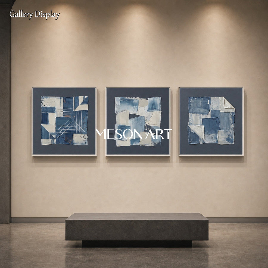 Azure Silence Triptych #TX669