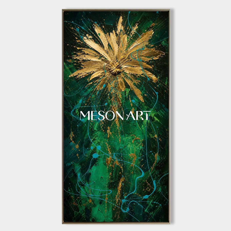 Emerald Golden Burst #AEA090